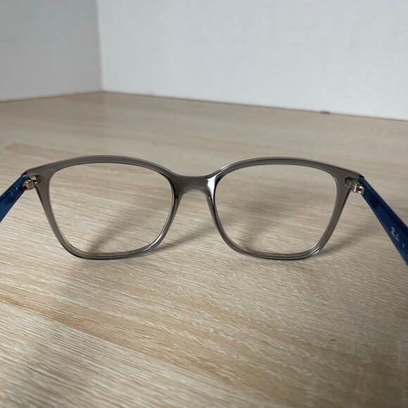 Ray-Ban RB7066 5769 Eyeglasses Blue Translucent Frames Only 52-17-140 - Picture 5 of 8